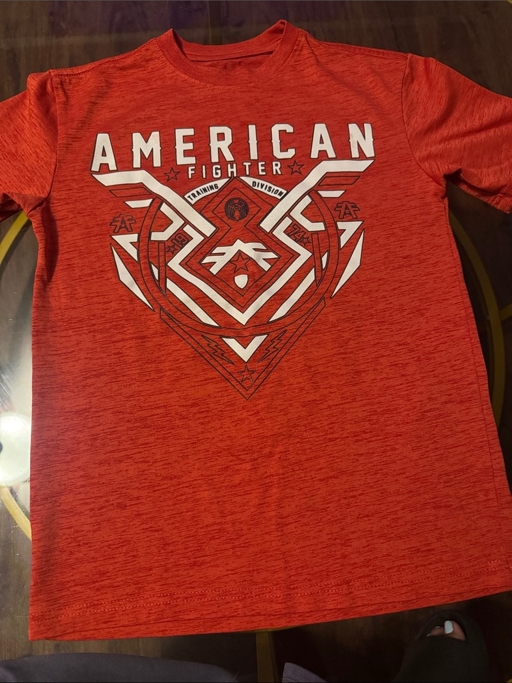 American Fighter Red Short-Sleeve Graphic Tee